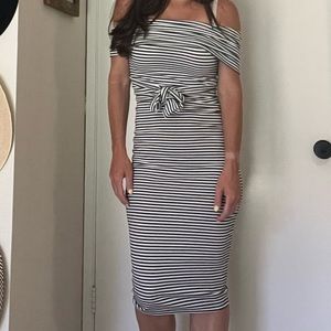 Stripped versatile dress